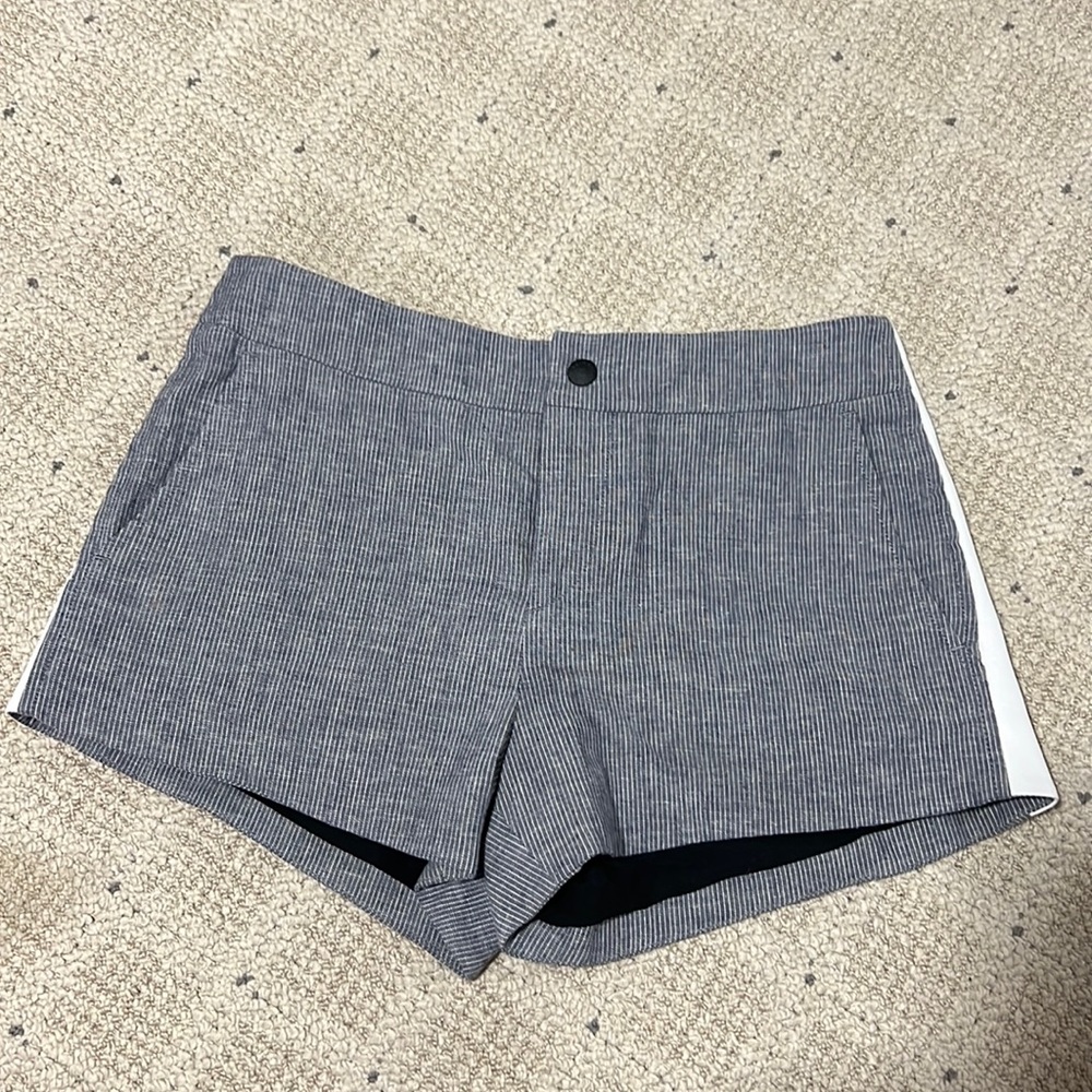 Rag & Bone Leather Inlay Shorts - 0